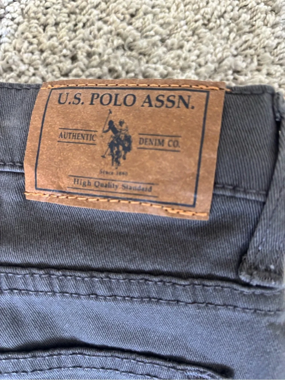 U.S. Polo Assn. Men's Slim Jeans - Black, Charcoal, Tan